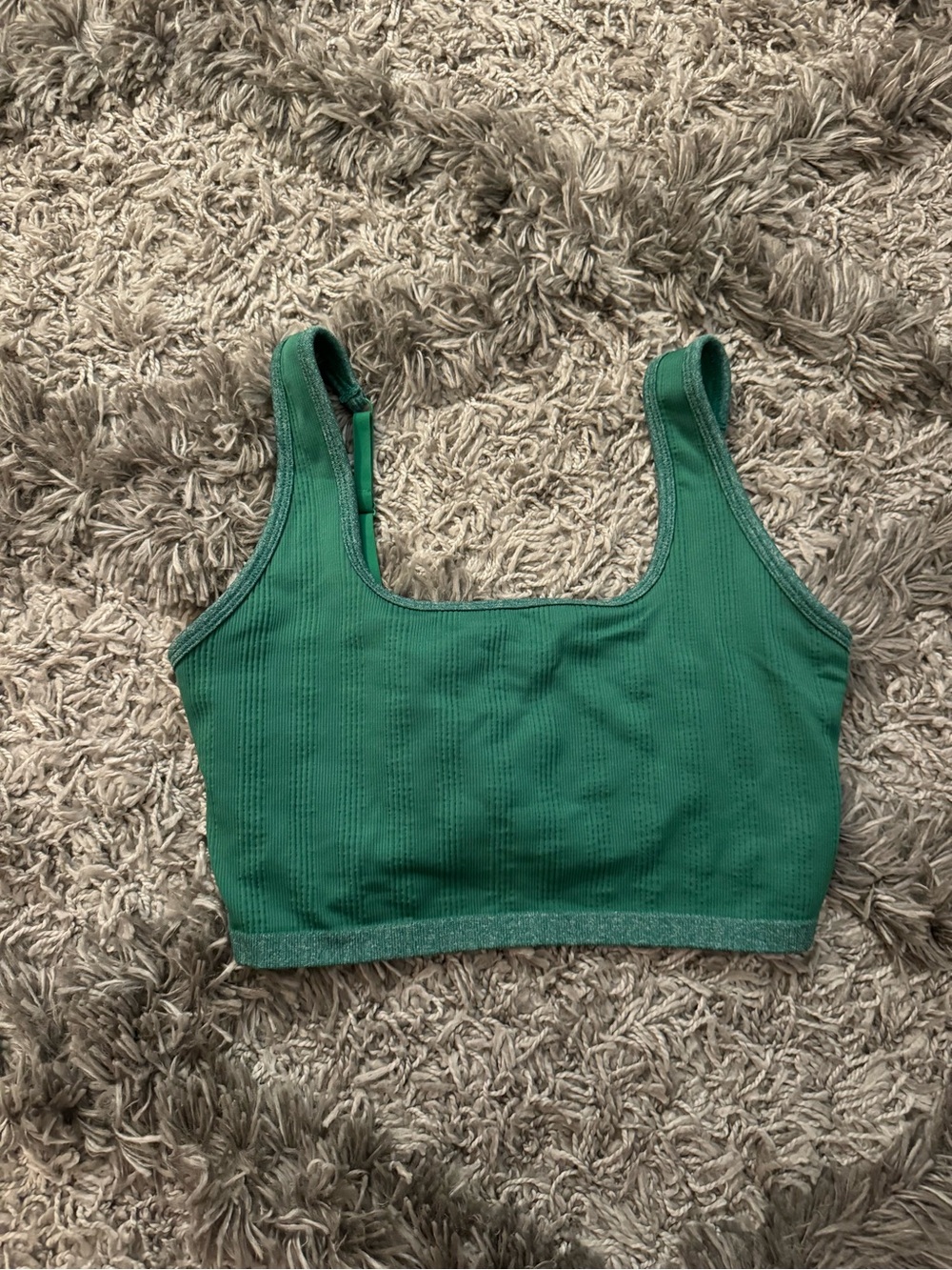 Aerie green tank top cropped